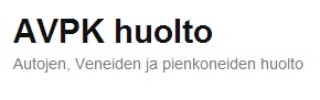 AVPK huolto Mikkeli